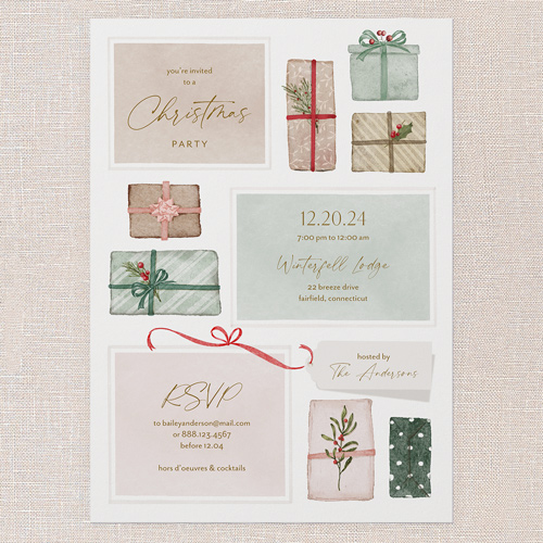 Vintage Gifts 5x7 Stationery Card by Lady Jae Designs | Tiny Prints