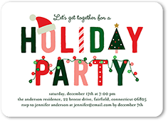 Classic Holiday Party Invitations, Christmas, New Year's, 2023 Designs