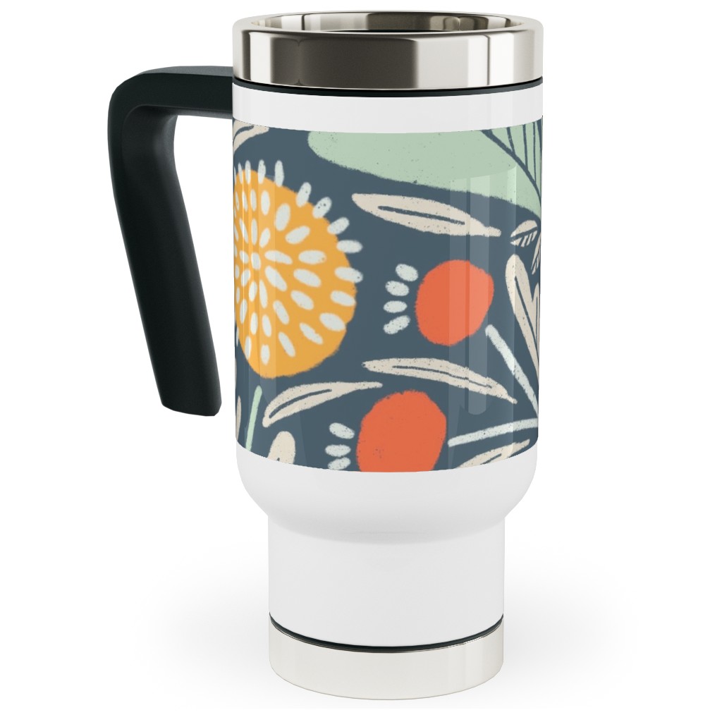Astrid Travel Mug with Handle, 17oz, Multicolor, Hemlock