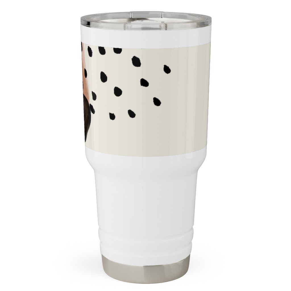 Geometric Pattern - Muted Travel Tumbler, 30oz, Multicolor