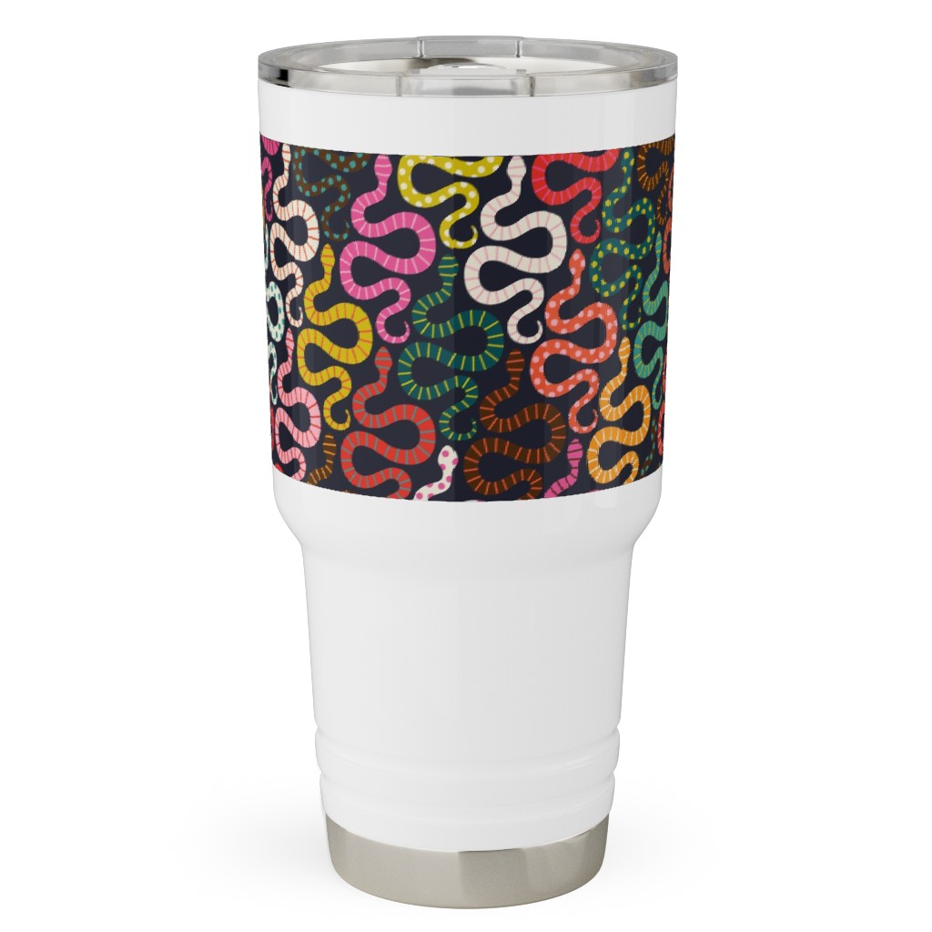 Snake-a-Delic - Multi Travel Tumbler, 30oz, Multicolor