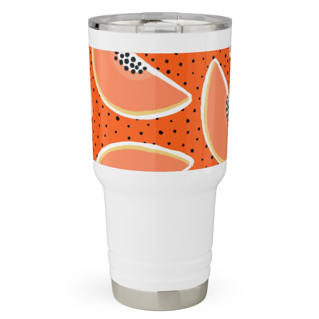 Cantaloupe - Orange Travel Tumbler, 30oz, Orange, Orange