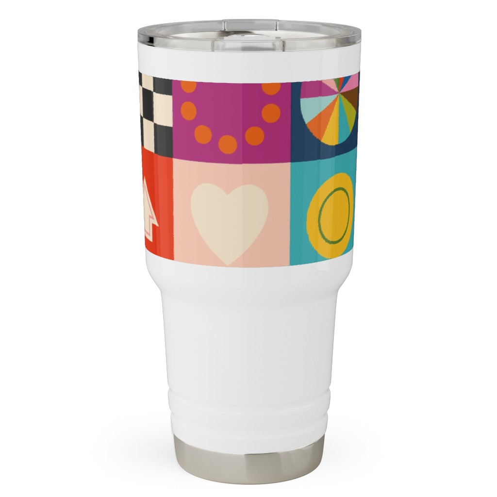 Game Cupboard Travel Tumbler, 30oz, Multicolor