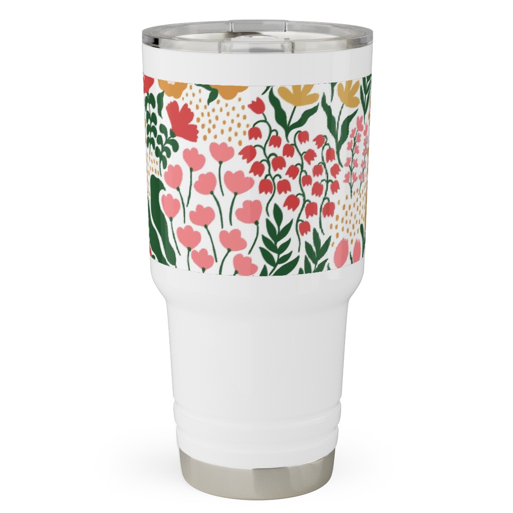 Wild Meadow - Light Travel Tumbler, 30oz, Multicolor