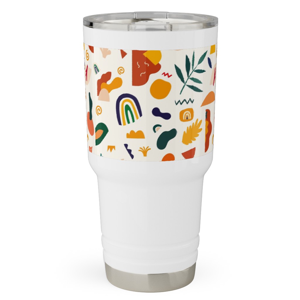 Seamless - Multi Travel Tumbler, 30oz, Multicolor