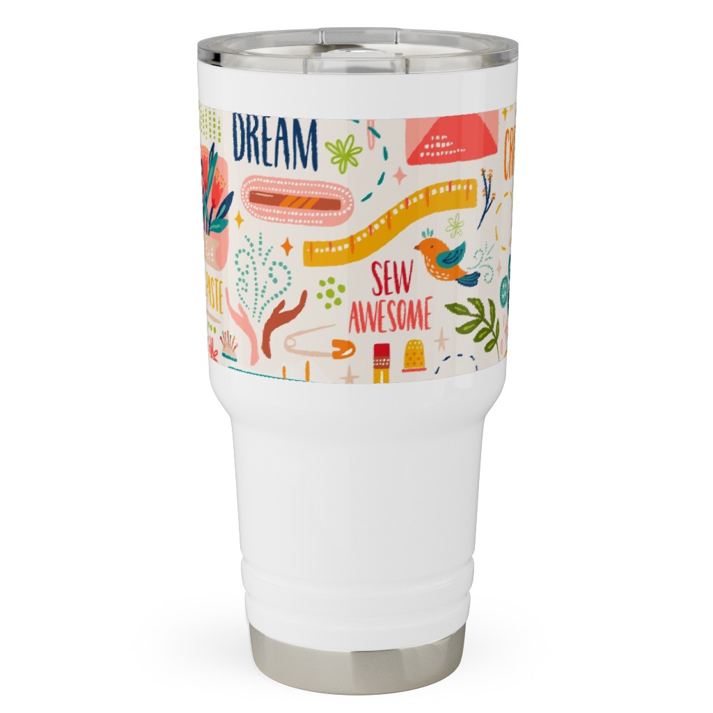 Send Joy - Multi Travel Tumbler, 30oz, Multicolor