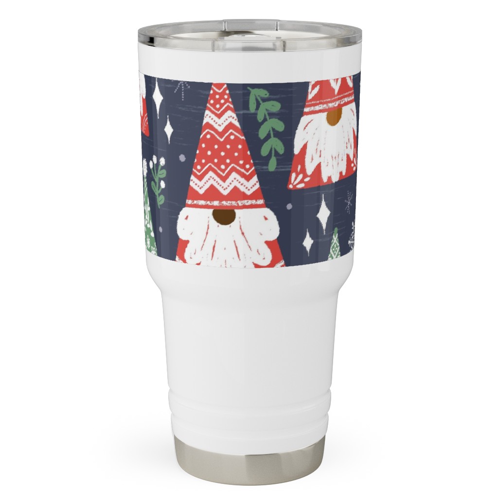 Folk Gnomes Travel Tumbler, 30oz, Multicolor