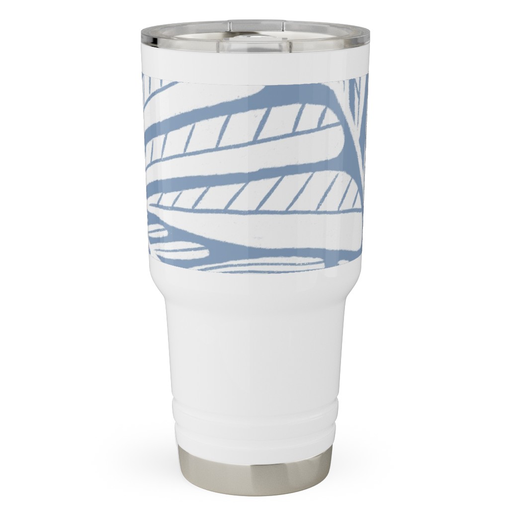 Irene - Blue Travel Tumbler, 30oz, Blue