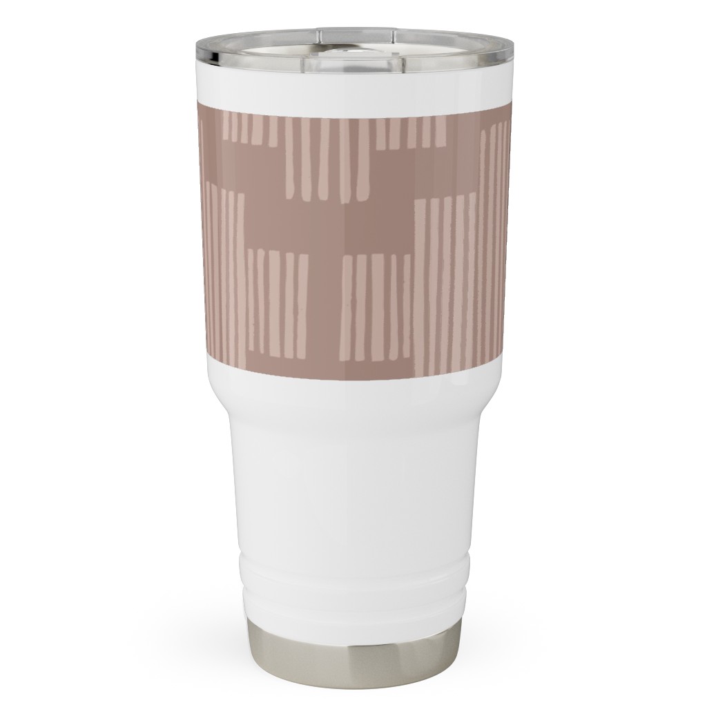 Step Into It - Dusty Rose Travel Tumbler, 30oz, Pink