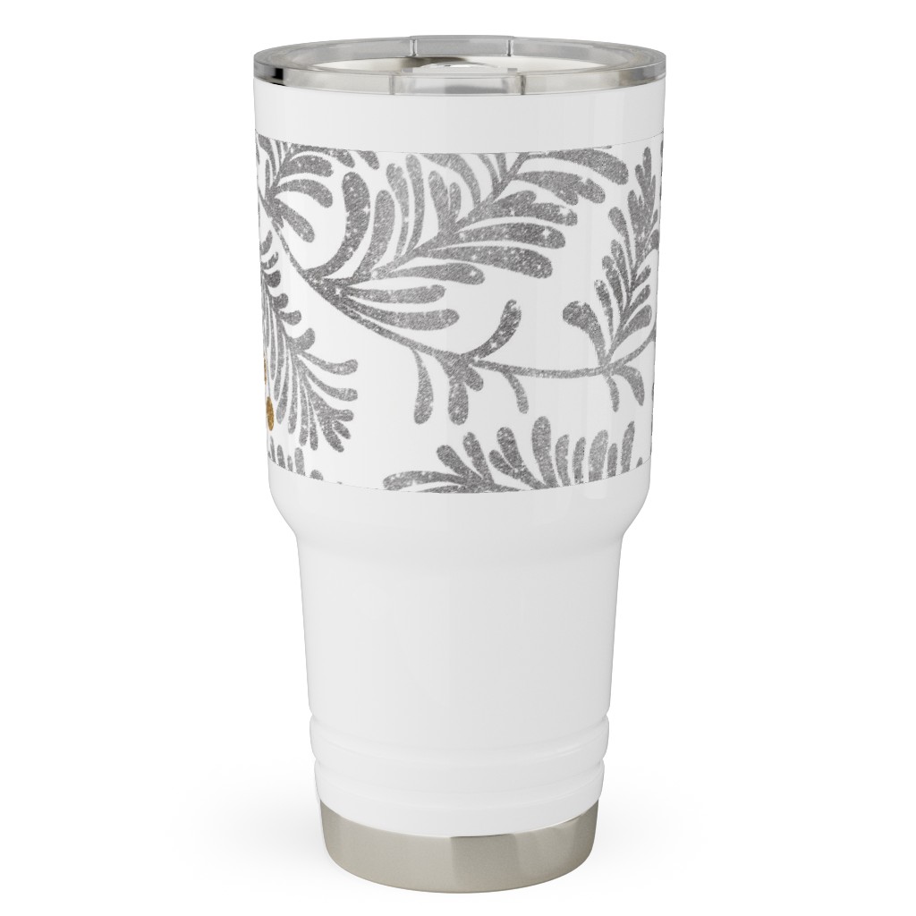 Winter Branches Travel Tumbler, 30oz, Gray, Smoke