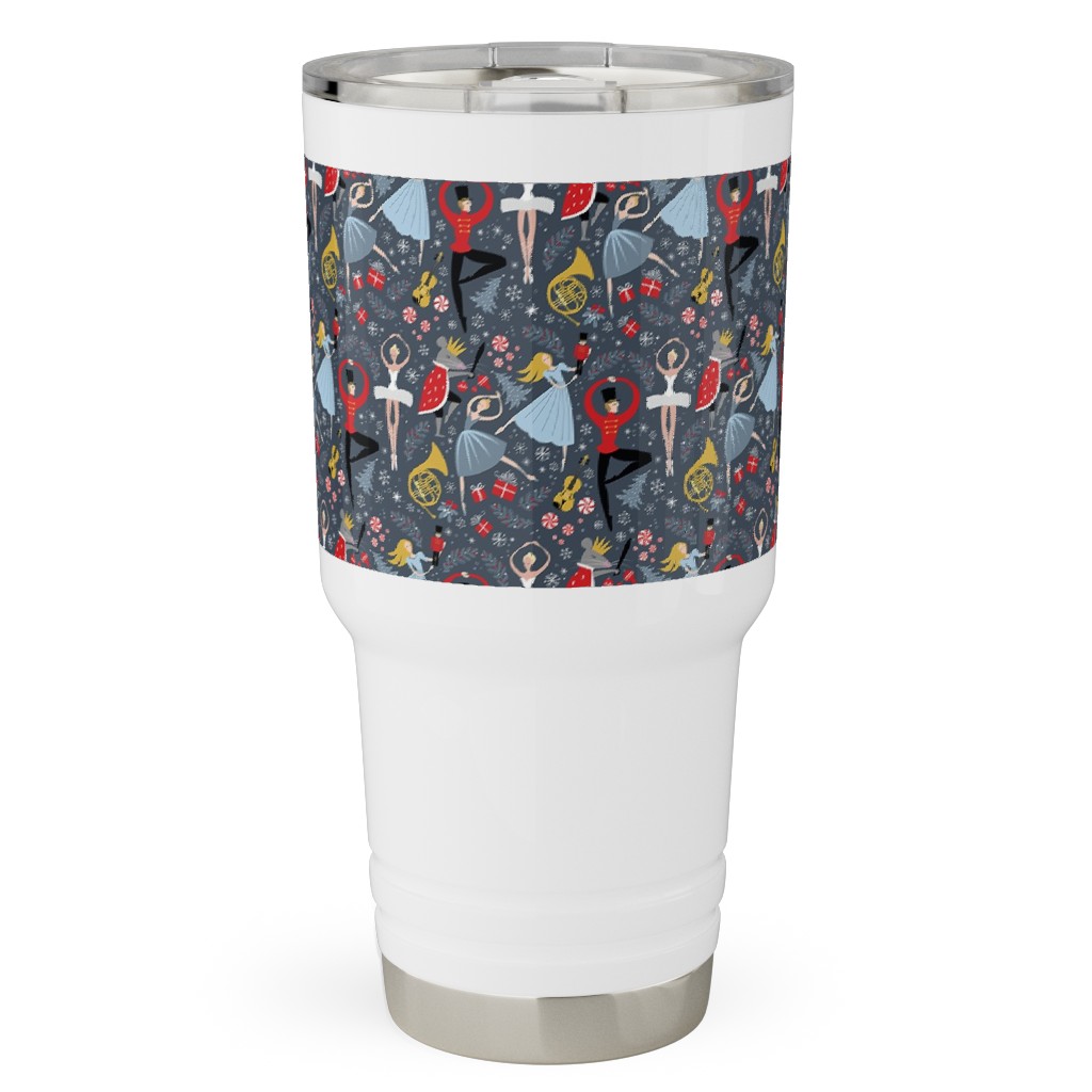 Claras Nutcracker Ballet Characters - Multi Travel Tumbler, 30oz, Multicolor