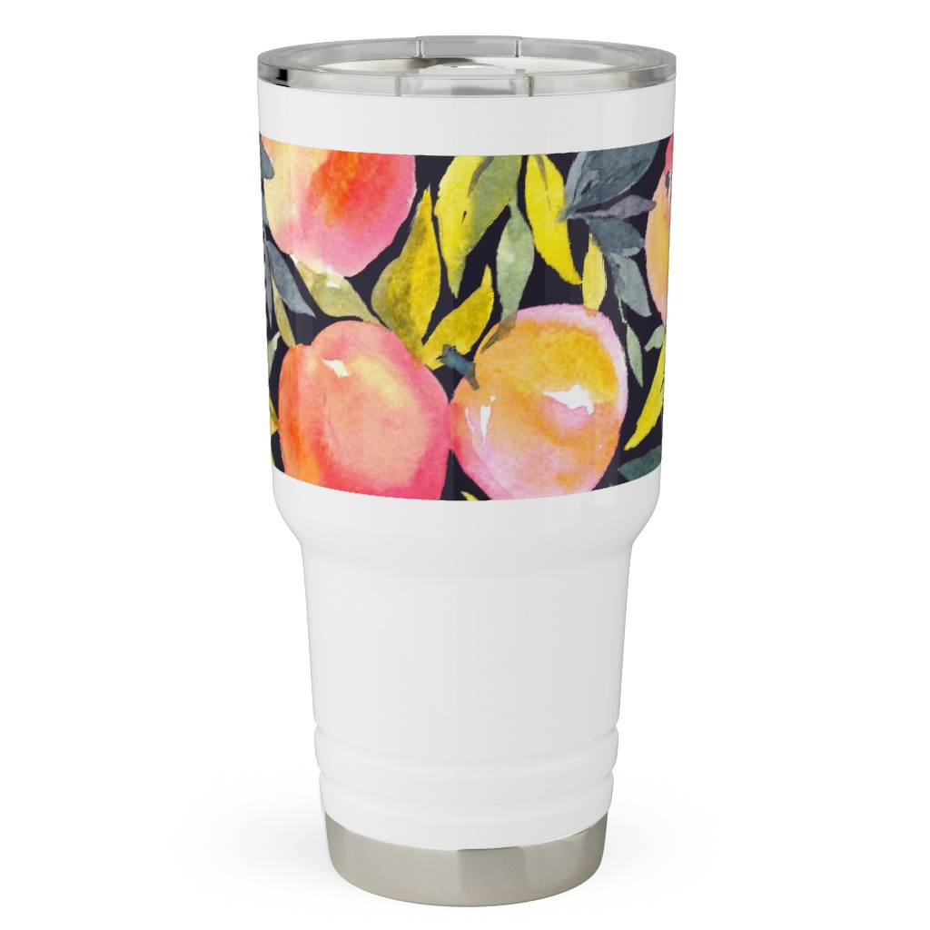 Fragrant Peaches - Multi Travel Tumbler, 30oz, Multicolor
