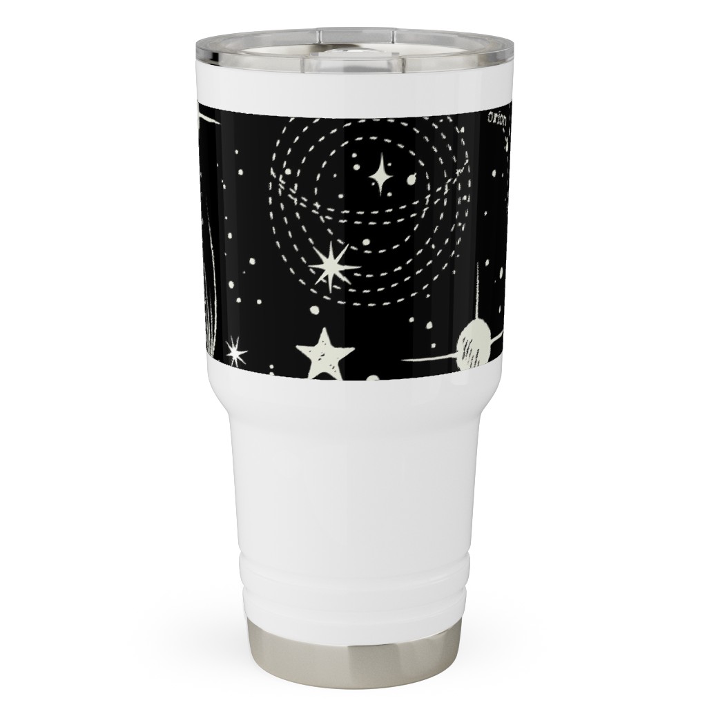Solar System Travel Tumbler, 30oz, Black, Shadow Box