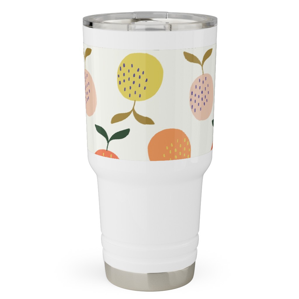 Little Oranges - Multi Travel Tumbler, 30oz, Orange