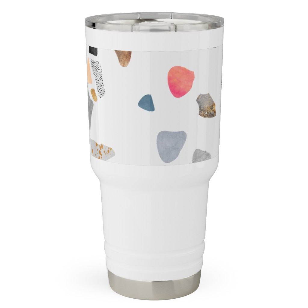 Terrazzo Treasure - Multi Travel Tumbler, 30oz, Multicolor