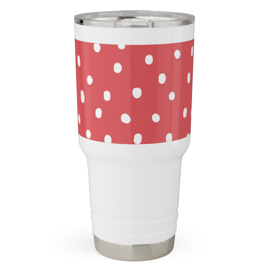 It's Snowing Travel Tumbler, 30oz, Red
