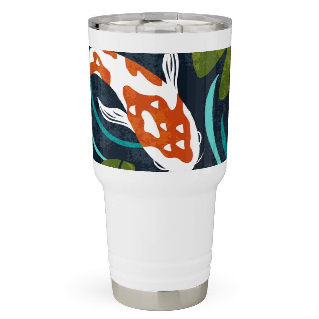 Koi Pond - Multi Travel Tumbler, 30oz, Multicolor