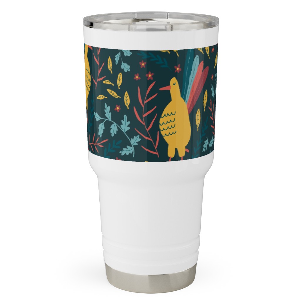 Wild Turkeys Travel Tumbler, 30oz, Multicolor