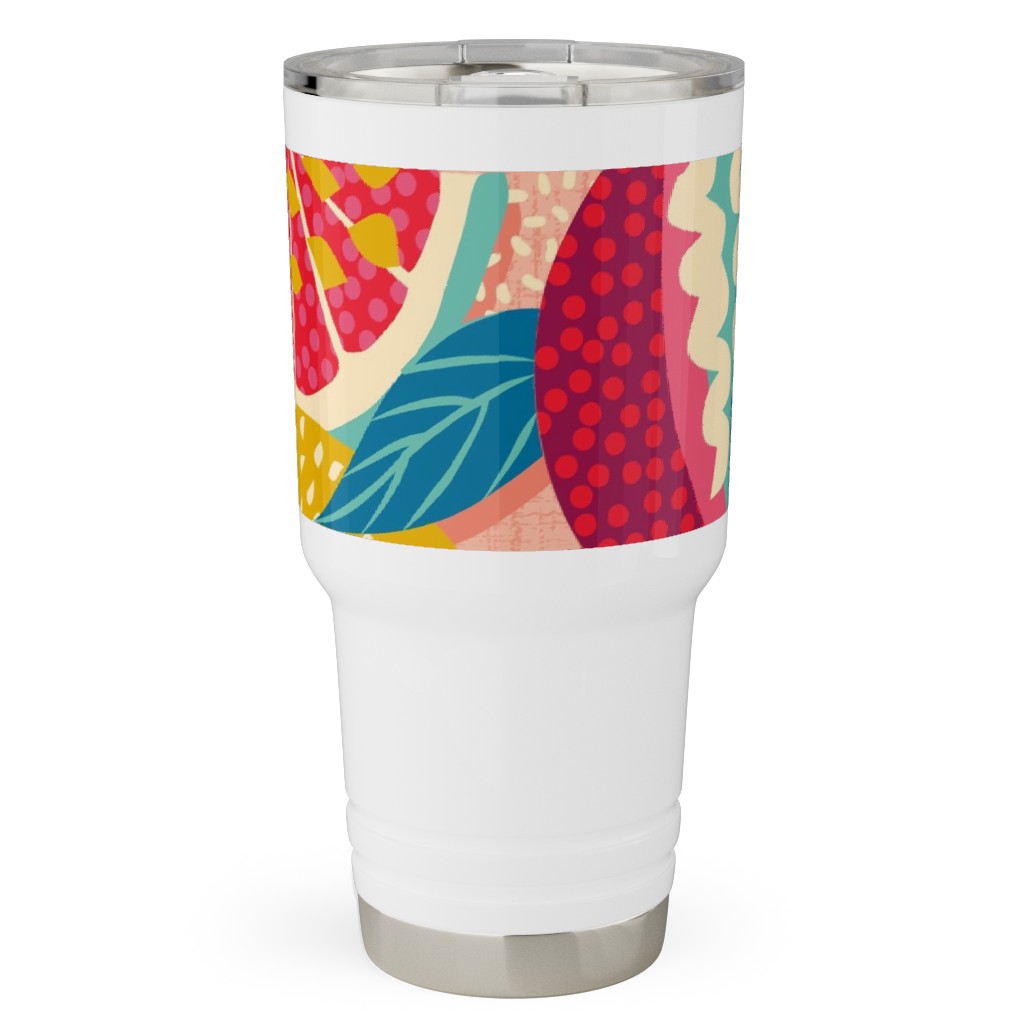 Squeeze the Day - Bold Travel Tumbler, 30oz, Orange, Orange