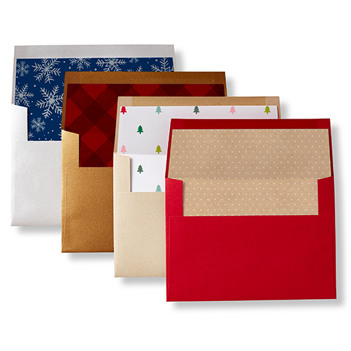 8er Set Christmas Cards with Envelope m1 8 Designs-Folding Card 