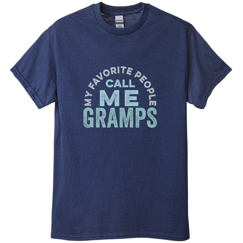 Call Me Nickname T-shirt, Adult (S), Navy, Customizable front & back, Blue