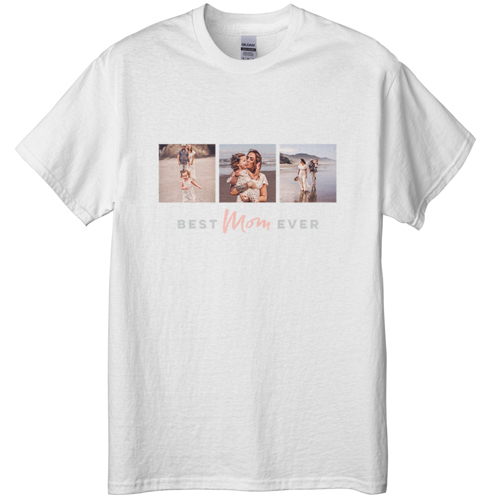 The Best Three T-shirt, Adult (M), White, Customizable front, White, white