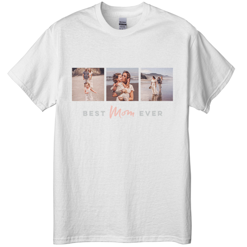 The Best Three T-shirt, Adult (XXL), White, Customizable front, White