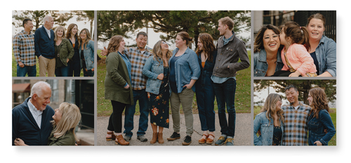 Gallery of Five Pano Wall Art, No Frame, Single piece, Mounted, 10x24, Multicolor, multi