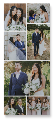 Gallery of Seven Pano Wall Art, No Frame, Single piece, Mounted, 10x24, Multicolor, multi