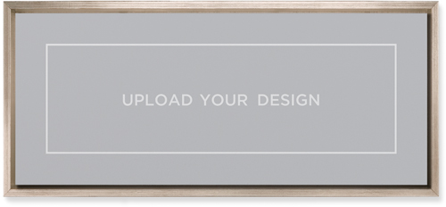 Upload Your Own Design Landscape Wall Art, Metallic, Single piece, Mounted, 10x24, Multicolor