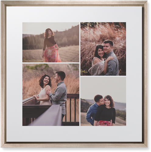 Four Winds Wall Art, Metallic, Single piece, Mounted, 16x16, White, white