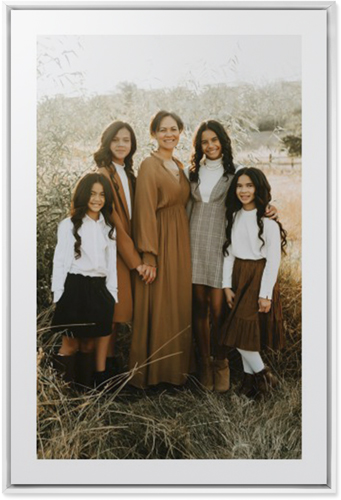 Simple Gallery of One Border Portrait Wall Art, White, Single piece, Mounted, 24x36, Multicolor