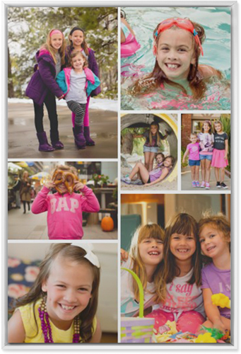 Gallery of Seven Wall Art, White, Single piece, Mounted, 24x36, Multicolor, multi