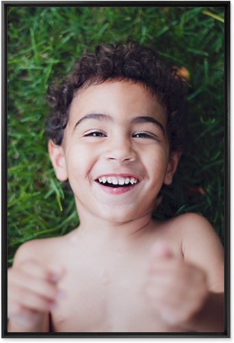 Photo Gallery Portrait Wall Art, Black, Single piece, Mounted, 24x36, Multicolor