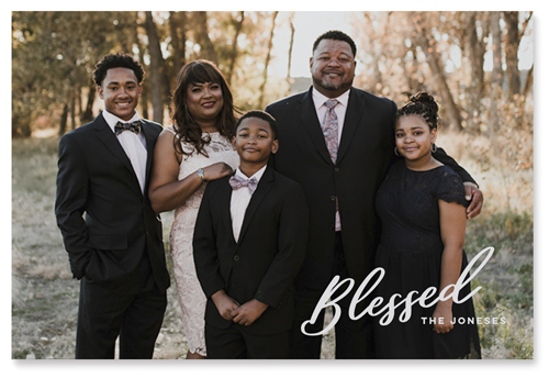 Blessed Letters Wall Art, No Frame, Single piece, Mounted, 24x36, White, white