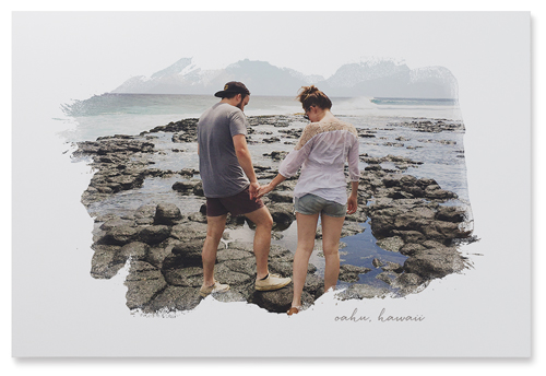 Brushstrokes Wall Art, No Frame, Single piece, Mounted, 24x36, White, white