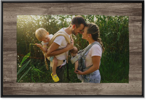 Countryside Wall Art, Black, Single piece, Mounted, 24x36, Brown, wood