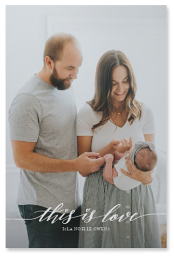 Love Is Portrait Wall Art, No Frame, Single piece, Mounted, 24x36, White, white