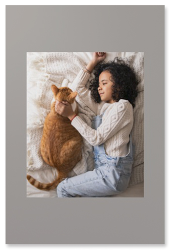 Full Frame One Wall Art, No Frame, Single piece, Mounted, 24x36, Gray, stone