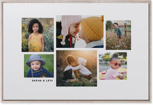 Six Times Wall Art, Rustic, Single piece, Mounted, 24x36, White, white