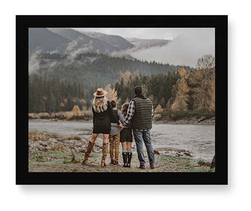 Simple Gallery of One Border Wall Art, No Frame, Single piece, Mounted, 8x10, Multicolor, multi