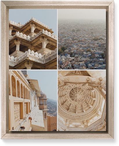 Four Top Wall Art, Metallic, Single piece, Mounted, 8x10, Multicolor, multi