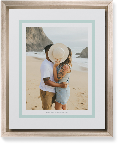 Freeze Frame Wall Art, Metallic, Single piece, Mounted, 8x10, Green, mint