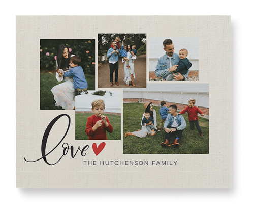 Just Hearts Wall Art, No Frame, Single piece, Mounted, 8x10, Beige, antique white