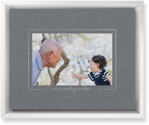 Take Shape Wall Art, White, Single piece, Mounted, 8x10, Gray, slate