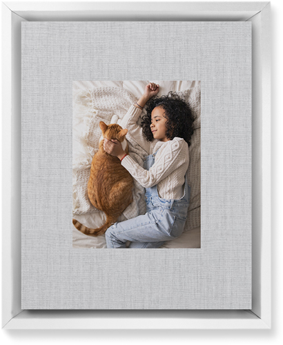 Full Frame One Wall Art, White, Single piece, Mounted, 8x10, White