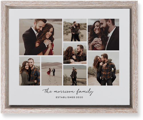 Pieces of Eight Wall Art, Rustic, Single piece, Mounted, 8x10, White, white