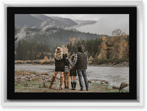 Simple Gallery of One Border Wall Art, White, Single piece, Mounted, 10x14, Multicolor, multi