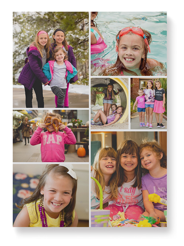 Gallery of Seven Wall Art, No Frame, Single piece, Mounted, 10x14, Multicolor, multi