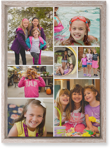 Gallery of Seven Wall Art, Rustic, Single piece, Mounted, 10x14, Multicolor, multi